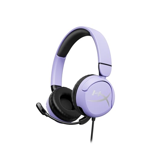 Cloud Mini - Auriculares Gaming con Cable para niños, límite Volumen 85dB, para PC/Switch/PS/Chromebook/Xbox/Móvil, Lavanda