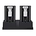 Charging Station and 2-Pack Rechargeable Batteries Bundle Compatible with The Ring Spotlight Cam Battery, Ring Video Doorbell 2, and Ring Stick Up Cam Battery HD - Zero Downtime for Your Ring Device