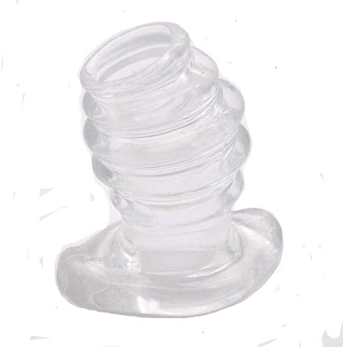 DayOn Top Grade Full Access Tunnel Trainer Silicone Enema Hollow Play But for Men Clear anial,Clearanial