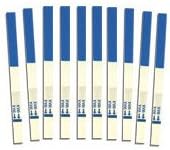 10 x Ultra Early 10mIU (4mm Wide Width) Pregnancy Test Strips (Tests up to 6 Days Earlier), 10 count (Pack of 1)
