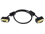 Monoprice 1.5ft Ultra Slim SVGA Super VGA 30/32AWG M/M Monitor Cable w/ ferrites (Gold Plated Connector)