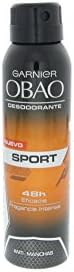Obao Mens Sport Deodorant Spray 150ml - Desodorante Aerosol de Deporte para Hombre (Pack of 12)