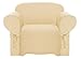 Solid Heavy-duty Jacquard Fabric Armchair /Arm-chair Cover Slipcover, Wheat