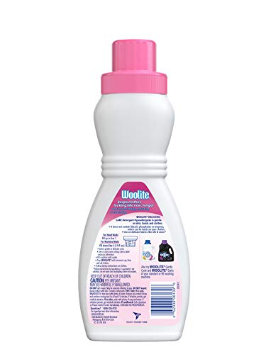 WOOLITE DELICATES HYPOALLERGENIC LIQUID LAUNDRY DETERGENT, 8 LOADS, 16OZ, HAND & MACHINE WASH