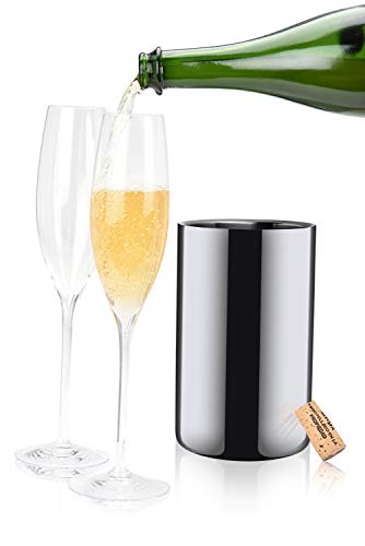 image for Modern Innovations Premium Stainless Steel Wine Chiller Bucket - Insul