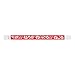 500 WristCo Red Hawaiian Flower Tyvek Wristbands for Events - Comfortable Tear Resistant Paper Bracelets ID Wrist Bands for Concerts Festivals Admission Party Identification