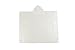 Zoophyter “Rain-Proof King” 10pcs Adult Emergency Disposable Rain Poncho, Individual Packed(Clear White)