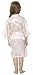 JOYTTON Kids' Satin Rayon Kimono Robe Bathrobe Nightgown (4,Pink)