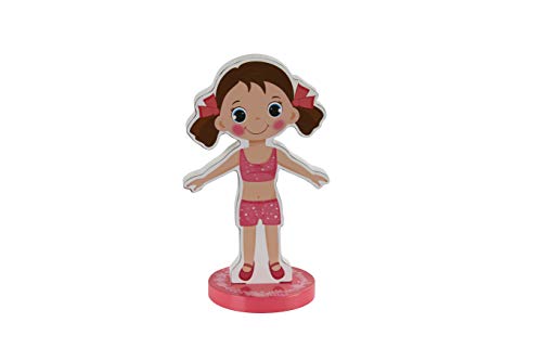 2 TOYSTERS+Magnetic+Wooden+Dress+Up+Pretend