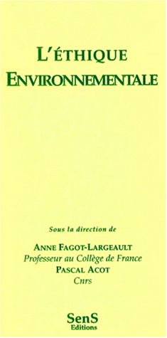 L' éthique environnementale