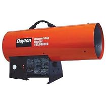 Amazon.com: Dayton 150000 BtuH Torpedo Portable Gas Heater, NG, 3VE56 :  Tools u0026 Home Improvement