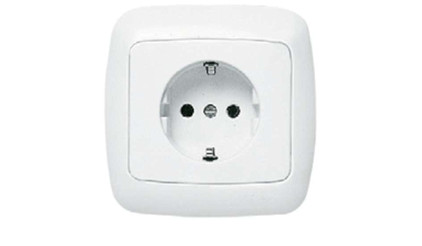 Niessen arco - Base enchufe 2 polos+tierra lateral schuko ...
