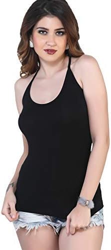 Dayoke Deep Racer Back Camisole Crossback Sphagetti for Women/Girls