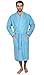 TowelSelections Mens Robe, Cotton Kimono Terry Cloth Bathrobe, Towel Bath Robe for Men Medium/Large Air Blue