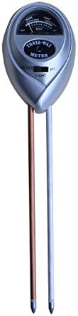 Dodoshop Soil pH Meter, 3-in-1 Soil Test Kit for Moisture, Light &amp; pH,Help You to Amend Soil's PH Levels or Adjust Its Lighting