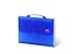 Lightahead® LA-7557 Expanding File Folder with Handle and Insert Button with 12 Pockets. Available in Colors Blue, Pink (Blue)