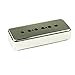 JD Chrome Standard P90 Soapbar Pickup Cover Set 50mm 52mm Pole Spacing fit Les Paul