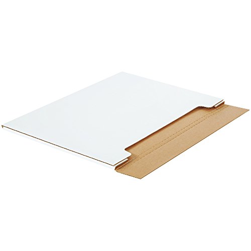 Boxes Fast BFM362414 Jumbo White Fold-Over Cardboard Mailers, 36 x 24 x 1/4 Inc…