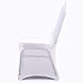 10 PCS White Chair Covers Polyester Spandex Dining Room Chair Covers for Living Room - Universal Stretch Chair Slipcovers Protector for Wedding, Banquet, and Party