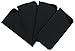4 Pack Faux Leather Eyeglass Slip Case, Fits Medium to Large Frames, Black