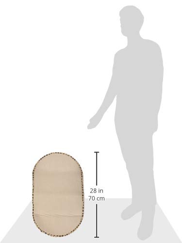 Envision Home 432000 Microfiber Pet Bowl/Food Mat, X-Large, Taupe