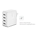 Moshi ProGeo 4-Port USB Wall Charger (35 W), Charge 4 Device