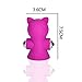 Fucung 1PCS Silicone Viberate Vacuum Breast Sucker, 10 Frequency Masage Toy - Enhance Blood Flow - Poverful adsorption - Leaving Hands Free for Other Action(Hot Pink)