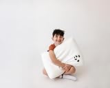 Panda Toddler Memory Foam Bamboo Pillow Orthopaedic Support 53x38x6 cm view 2