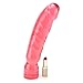 Doc Johnson Crystal Jellies - 12 Inch Big Boy - Pink