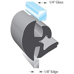 TRIM-LOK - LK1663-100 Trim-Lok EPDM Dense Rubber