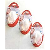 Brush Buddies Finger Toothbrush with Case 3- Pack (BPA FREE)