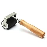 Yosoo Deluxe Hard Rubber Brayer Roller Heavy Duty Steel Frame Art Craft Tool, Easily Spread Ink & Glue for Printing, Scrapbooks, Wallpapers & Stamping (2 inch)
