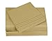 HC Collection Queen Pillow Cases Set of 2- Microfiber, Extra Soft Pillowcases - Easy Care & Machine Washable - Beige