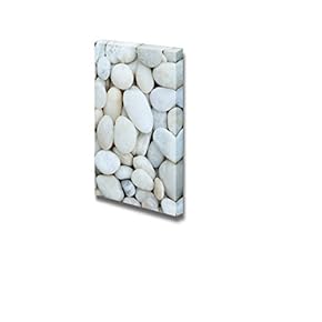 Canvas Prints Wall Art - White Stones | Modern Wall Decor/Home Decoration Stretched Gallery Canvas Wrap Giclee Print & Ready to Hang - 18" x 12"