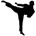 Martial Arts Wall Decal Sticker 15 - Decal Stickers and Mural for Kids Boys Girls Room and Bedroom. Karate Sport Wall Art for Home Decor and Decoration - Martial Art Kung Fu Taekwondo Silhouette Mural