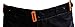 Astek Men's Hillcrusher MTB BMX Baggy Padded Mountain Bike Shorts (Orange/Black, XXL)
