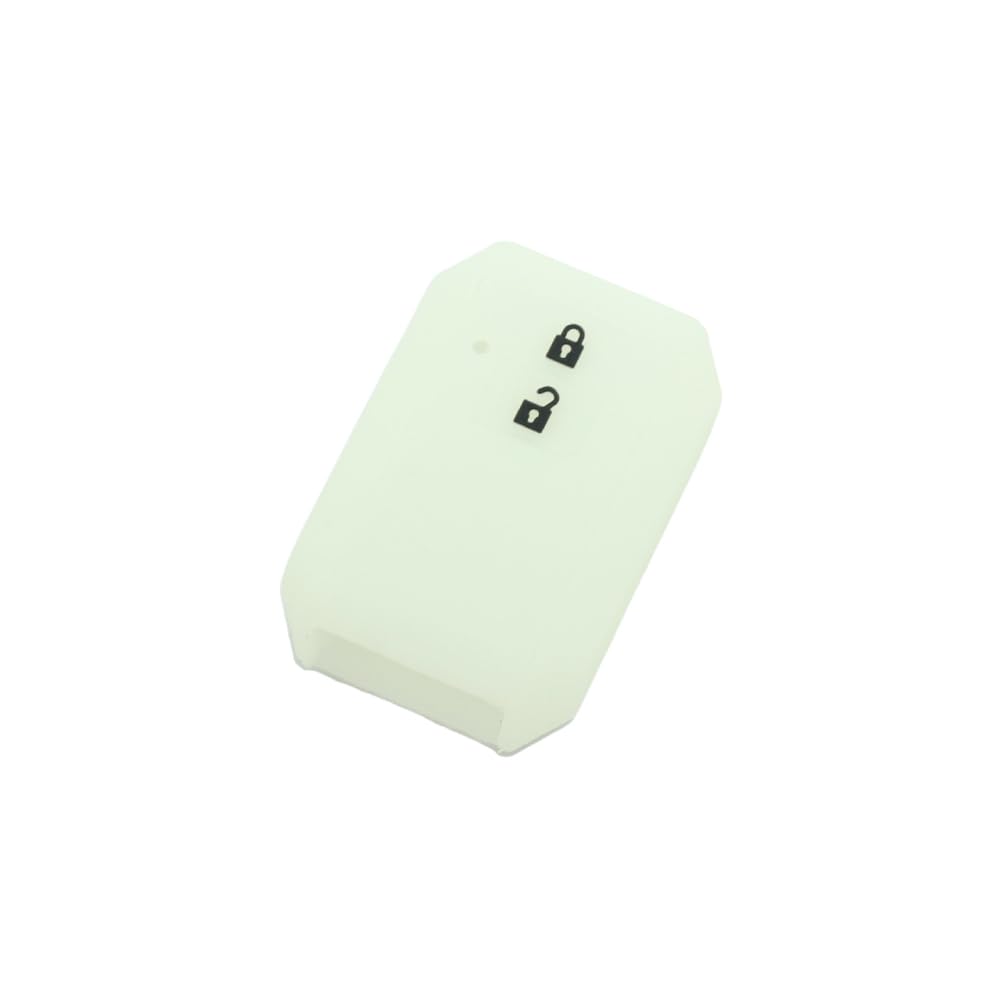 BROVACS Night Glow Silicone Cover Protector Case Holder Skin Jacket Compatible with SUZUKI 2 Button Smart Remote Key Fob CV2542 Translucent