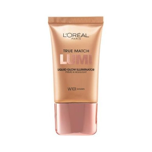 L'Oreal Paris True Match Lumi Liquid Glow Illuminator, Golden [W101] 0.67 oz (Pack of 3)