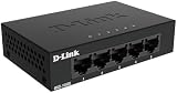 D-Link DGS-105GL 5-Port Gigabit Desktop Network Switch Fanless Metal Housing view 2