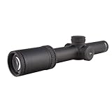 Trijicon RS24-C-1900000 AccuPower 1-4x24mm Riflescope, 30mm Main Tube, MOA Crosshair Reticle with Red LED, Matte Black