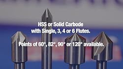 Drill America 7/8"-90 High Speed Steel Single Flute