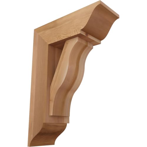 7 1/2"W x 20"D x 28"H Funston Traditional Smooth Bracket w/Offset Brace, Wester…