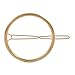 26PCS Gold Silvel Minimalism Hair Clips Dainty Feather Hollow Geometric Clasps Moon Triangle Circle Bow Infinity Hairpin Crown Star Cat Hair Barrettes for Girl Women with Thick Hair Styling (26 pcs)