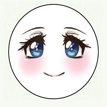 Amazon Co Jp アニメ 顔 丸型マグネット ホーム キッチン