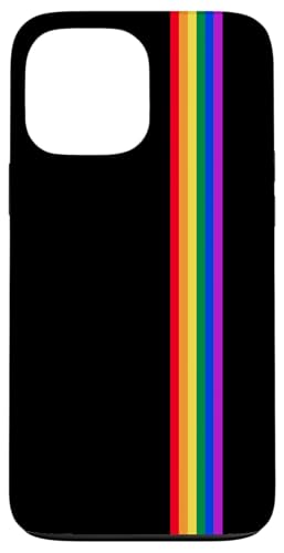 Subtle Gay Pride Flag LGBT Rainbow Stripe Case for iPhone 13 Pro Max