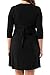 Pink Queen Women's Mock Two-Piece Maternity Dress 3 4 Sleeve