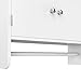  Topeakmart White Wood Bathroom Wall Mount Cabinet Toilet Medicine Storage Organizer