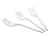Stack Man Medium Weight Plastic Forks, White, 400 per Case