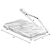 Marble Cheese Slicer & Serving Tray, 8” x 5”, Gray Marble with Steel Arm