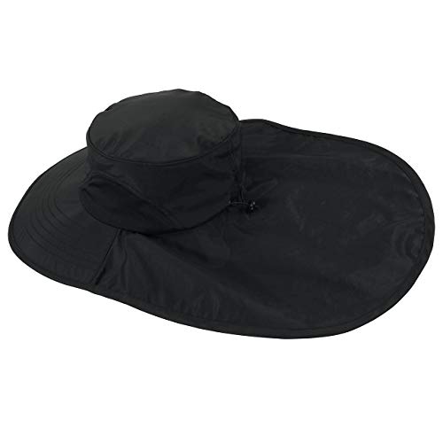 CHIC DIARY Sonnenhut Sommer UV Schutz Schirmmütze Safari Hut mit Nackenschutz Unisex Fischerhut für Outdoor Angeln… – Bild 7